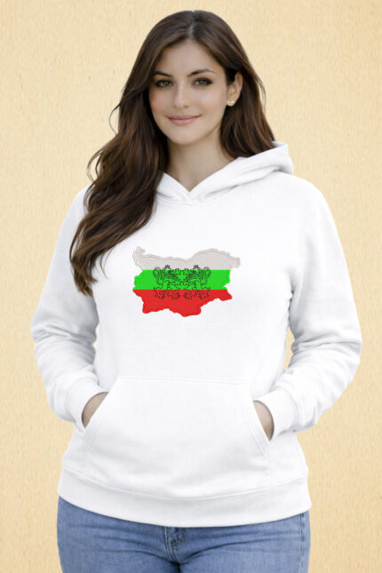 Дамски суичер Карта на България