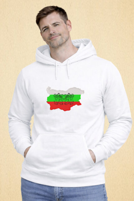 Мъжки суичер Карта на България